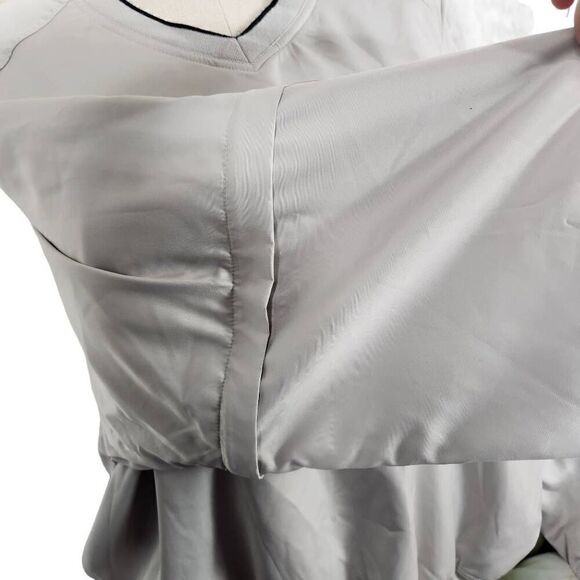PGA Tour v neck pullover pockets zip off sleeves light grey XXL - Picture 5 of 7